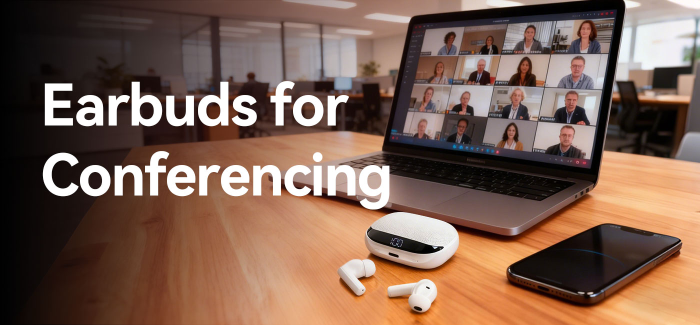 wireless earphone for conferencing