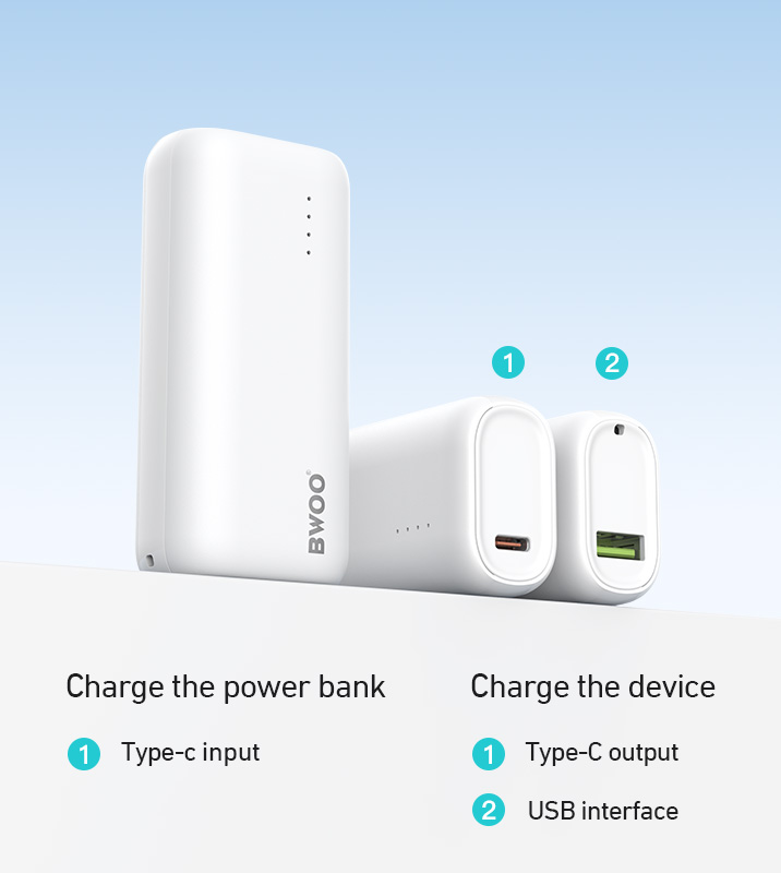 USB-C + A Ouput  Power Bank