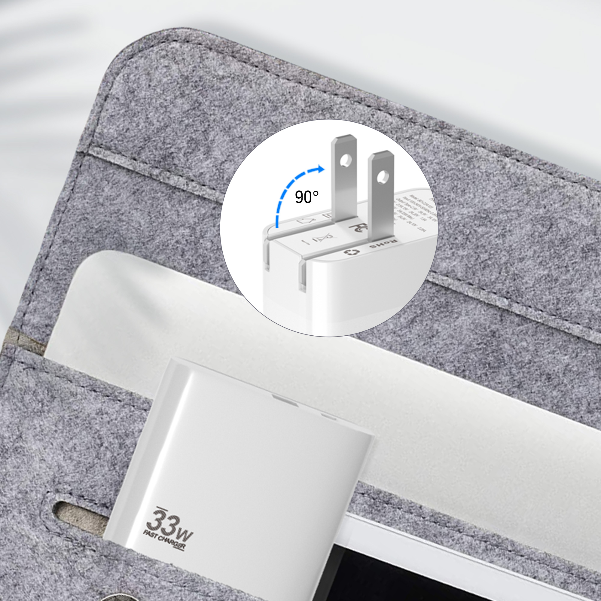 Dual port mobile phone charger