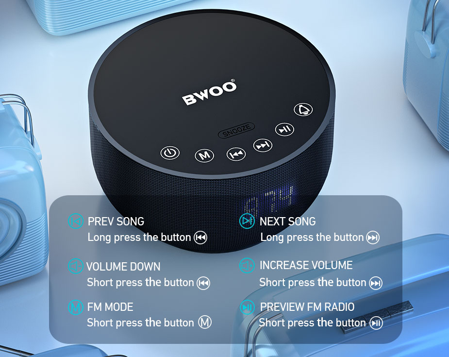 BWOO BS75 Super Bass  Wireless Speaker
