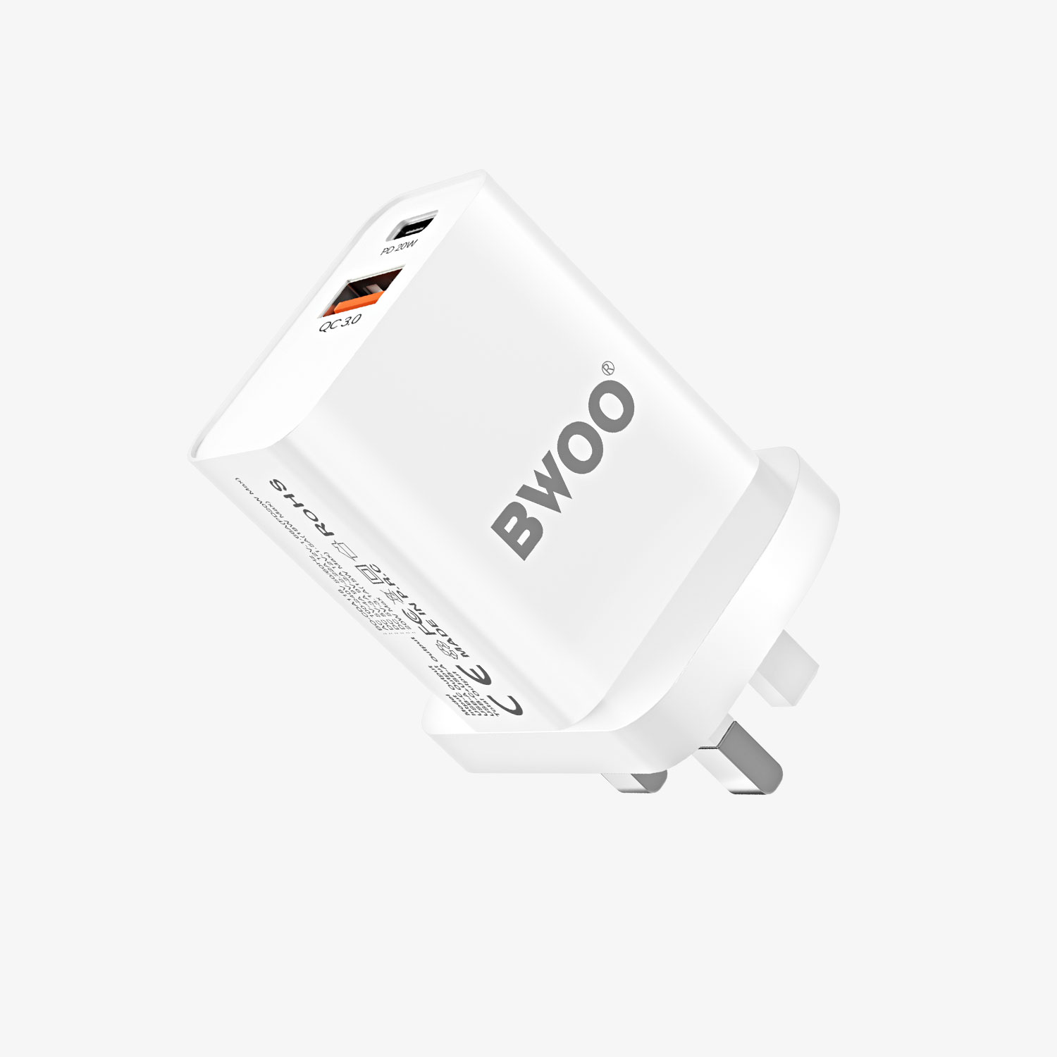 USB-A + USB-C phone charger