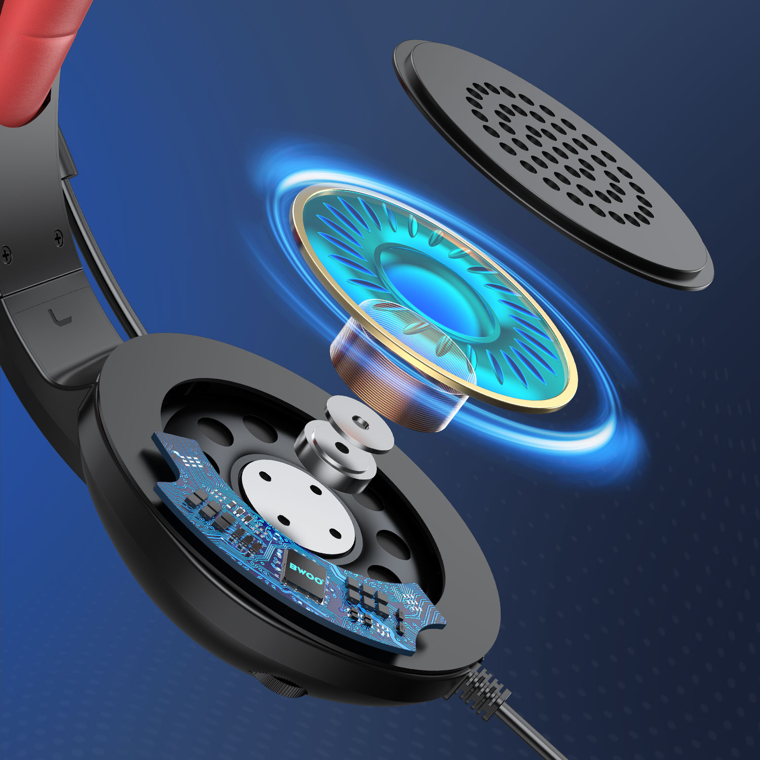High resolution wired headphone