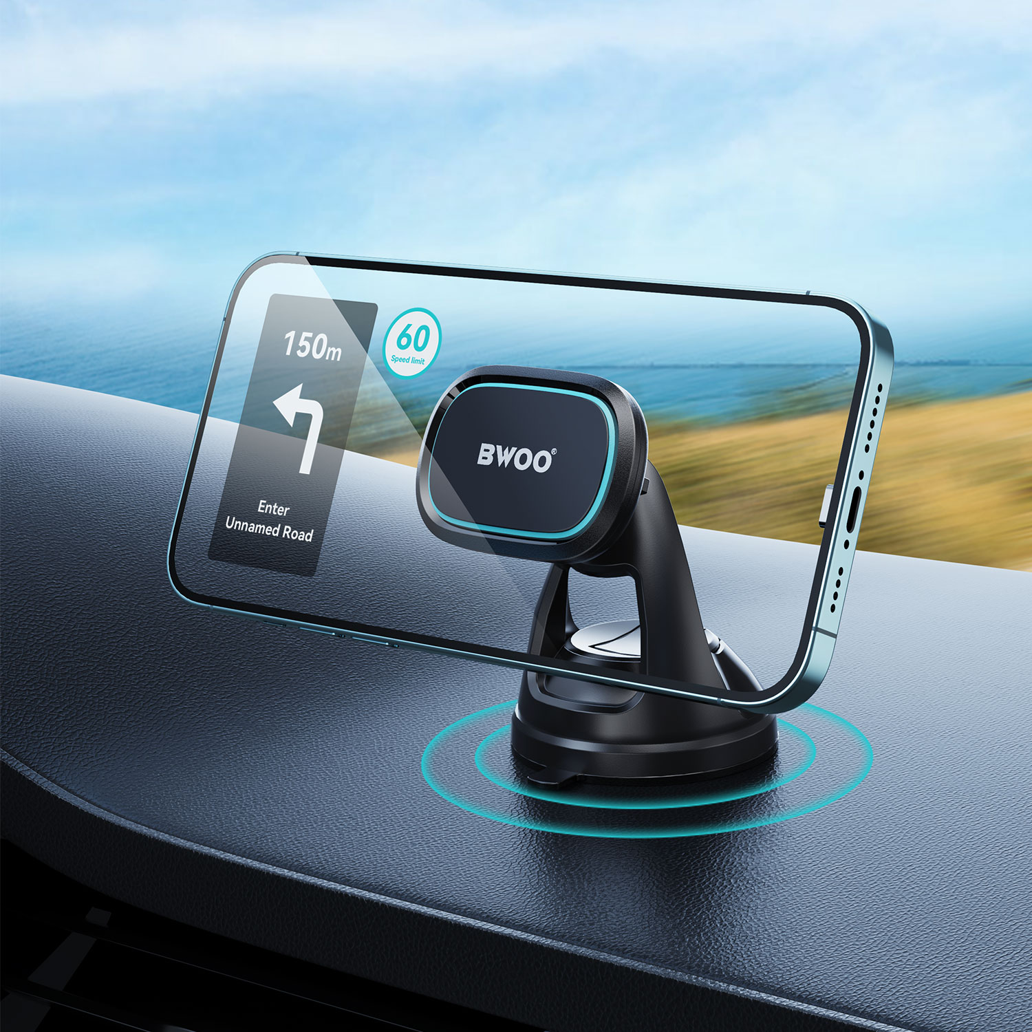magnetic mobile phone car holder