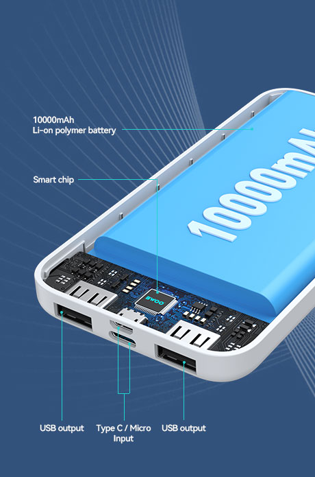 small usb power bank 10000mah
