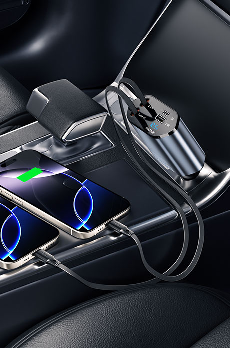 3-port-USB-C-car-charger