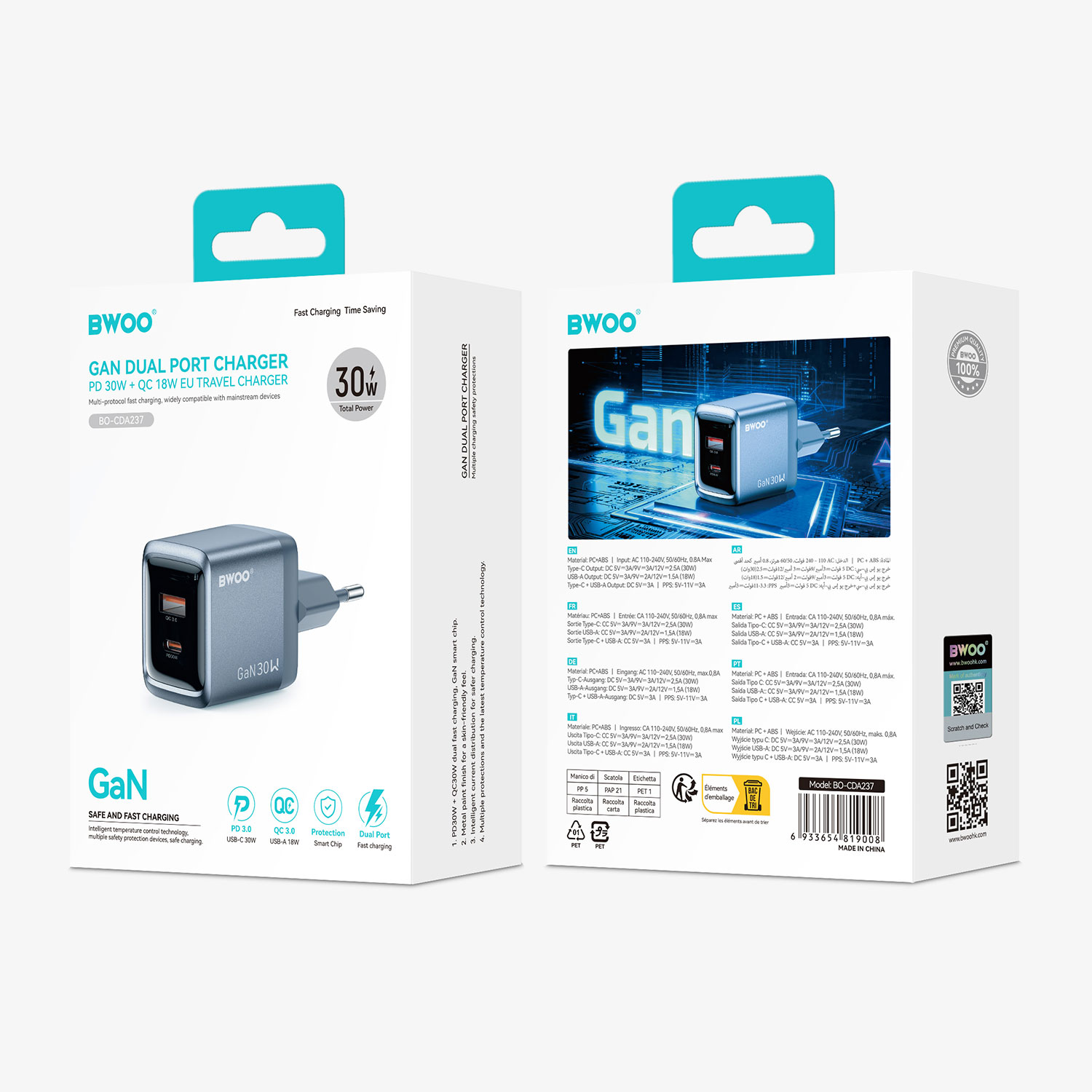 BO-CDA237 GaN Charger Package