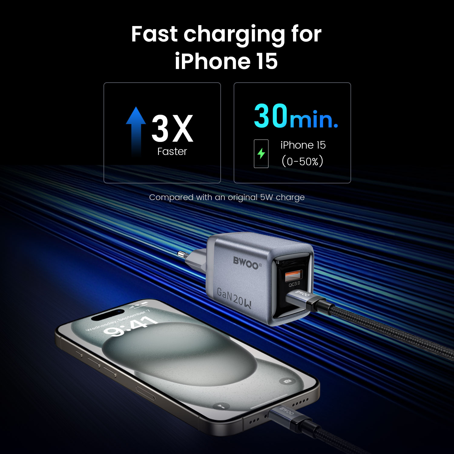 BO-CDA244 Fast Charging Wall Charger