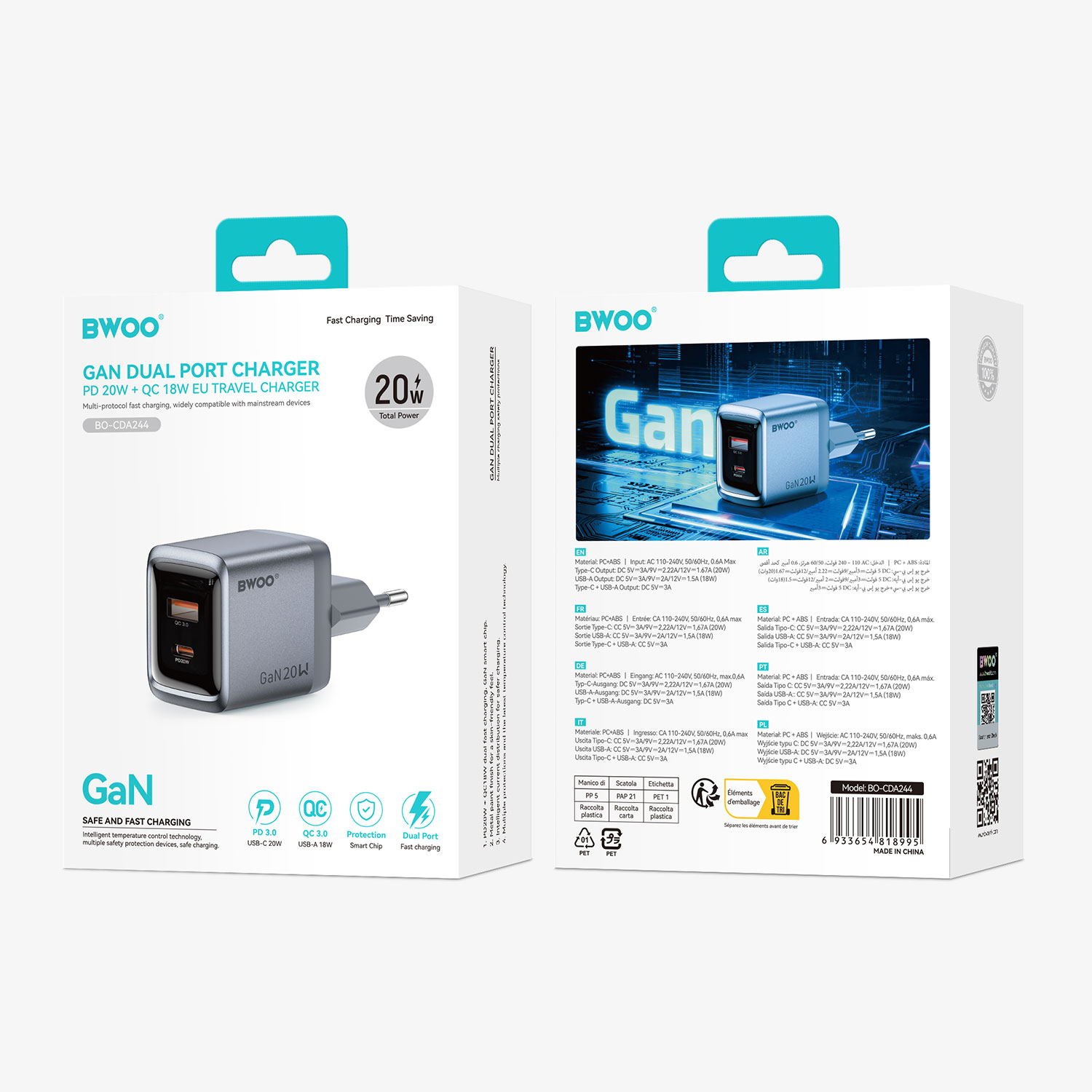 BO-CDA244 GaN Charger Package