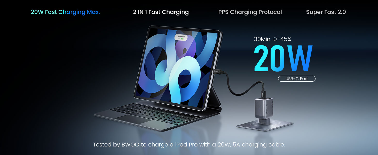 BO-CDA244 PD 20W Fast Charger