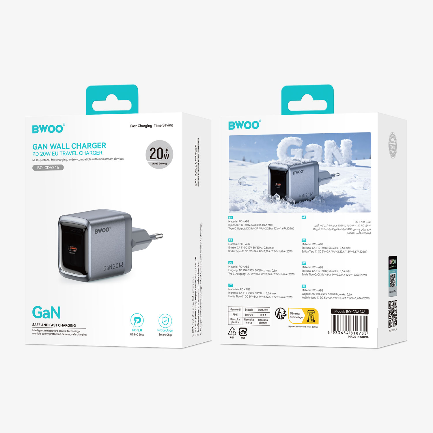 BO-CDA246 GaN Charger Package