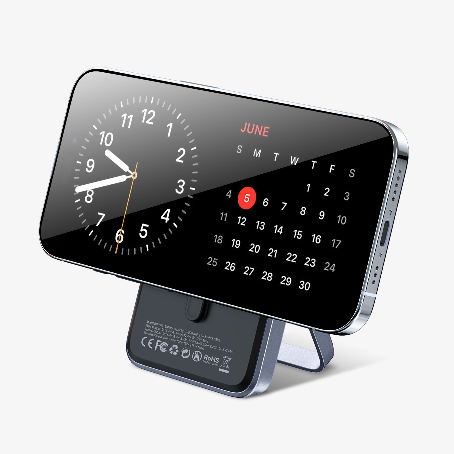 Power Bank with Foldable Holder