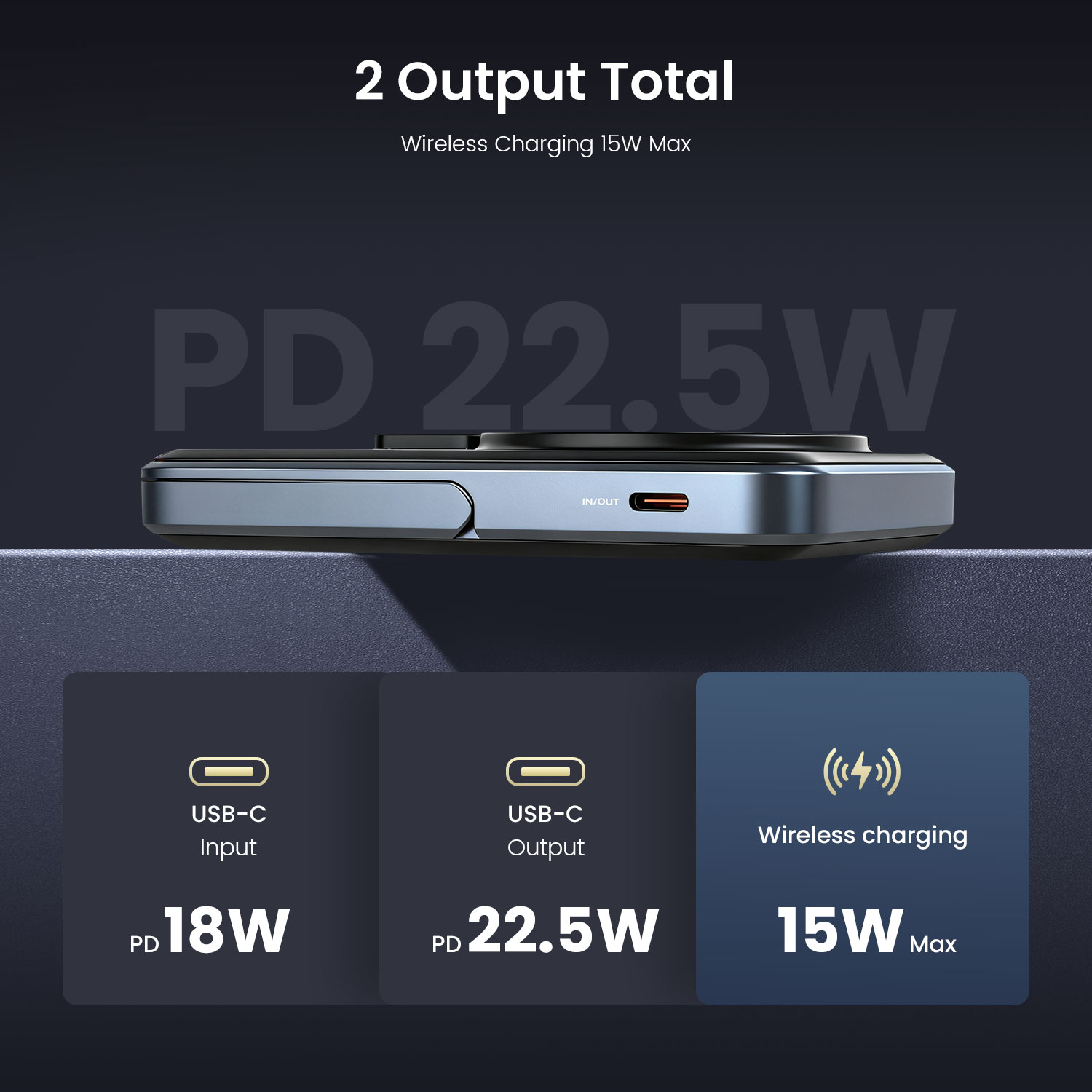 22.5W PD Fast Charging Power Bank