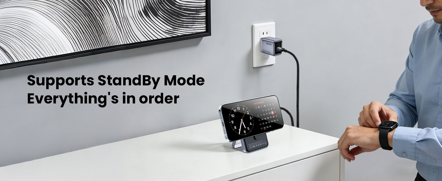 BO-P83 Magnetic Power Bank Standby Mode