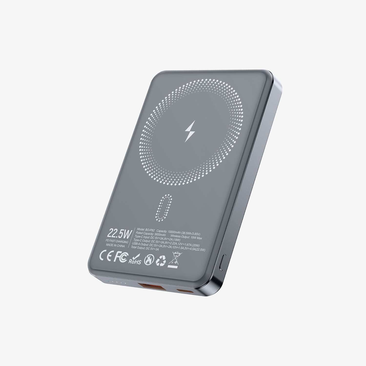 BO-P82 Magnetic Wireless Power Bank