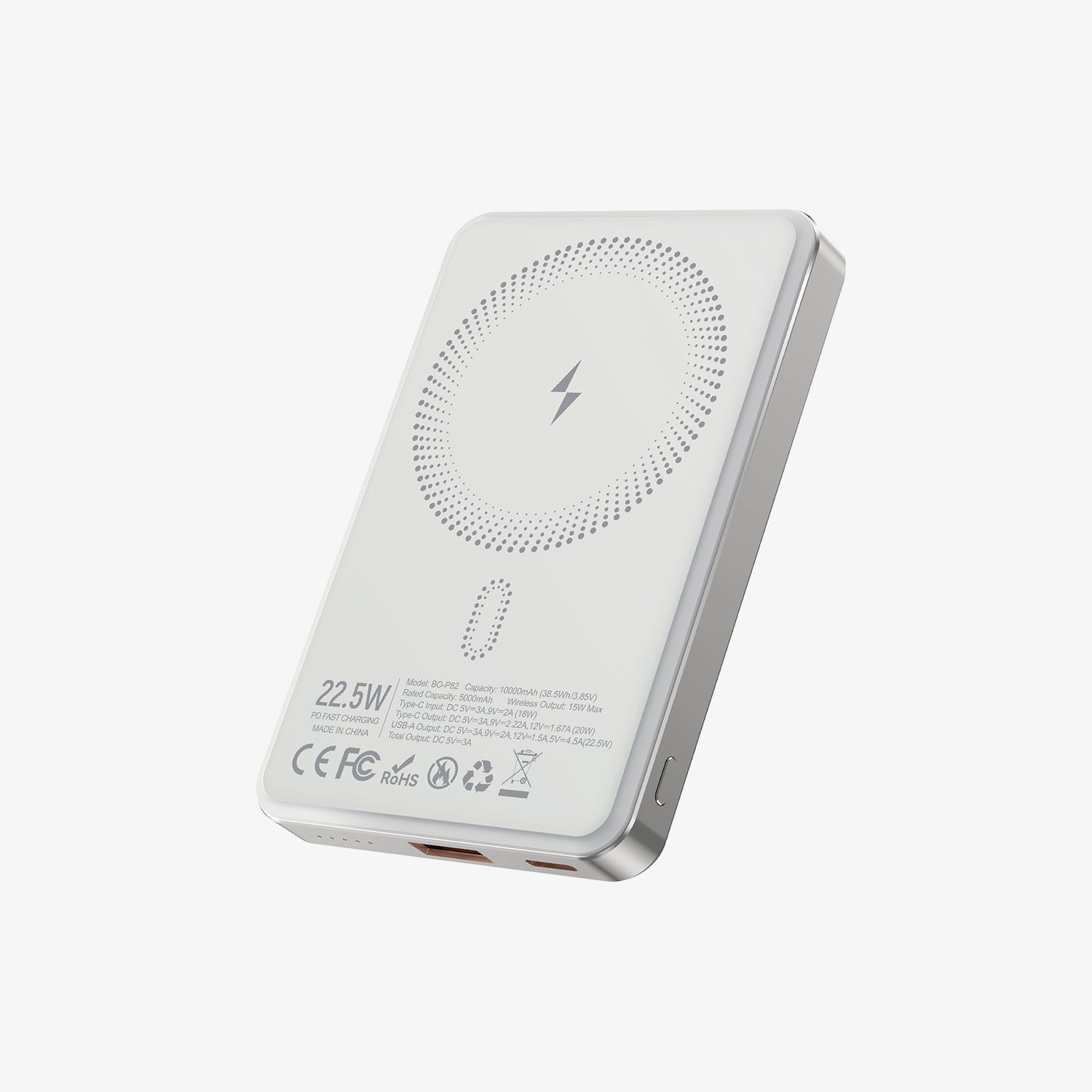 BWOO Magnetic Power Bank Ultra-slim Gold