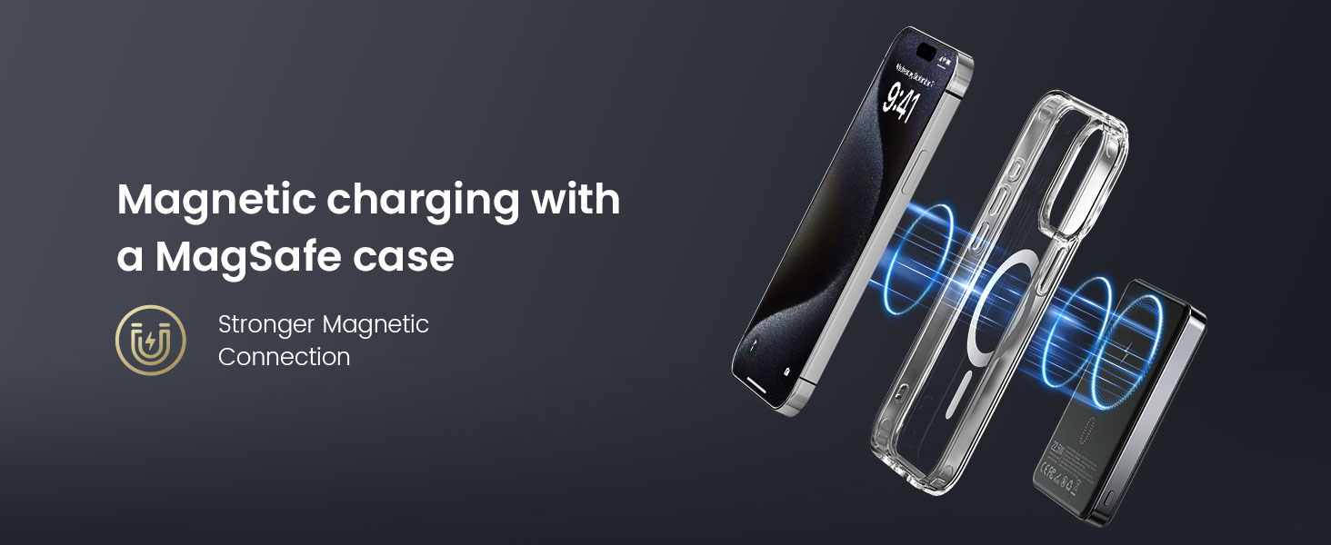 BO-P82 Wireless Magnetic Portable Charger