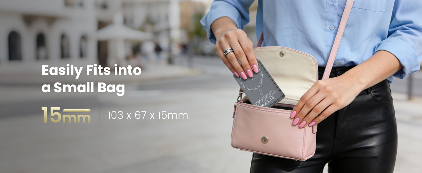 BO-P82 Portable Charger Fits into a Small Bag