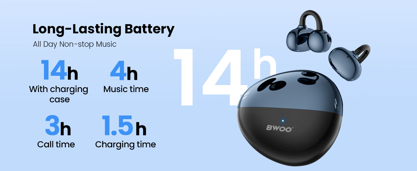 BO-BW99 Open Ear Earphones with Long Battery Life