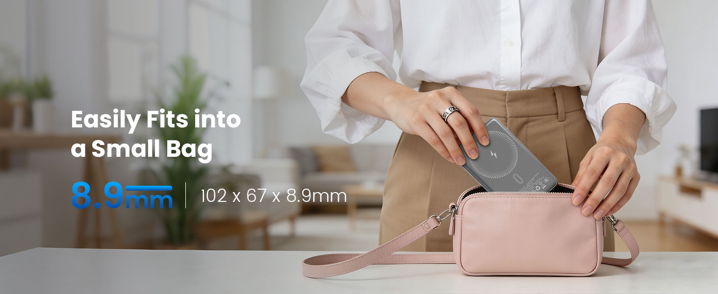 Wireless Power Bank Easily Carried
