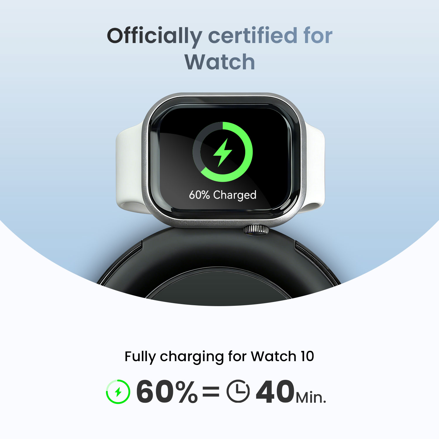 Charging Station with Officially Certified for Watch
