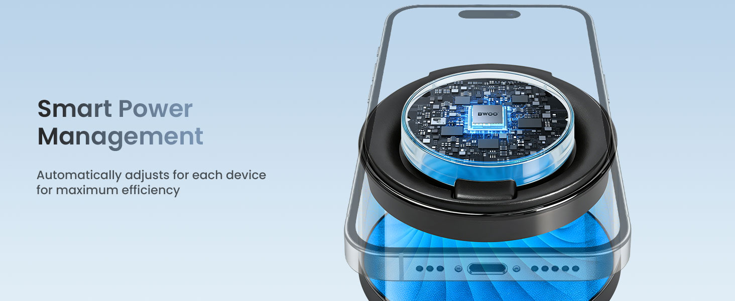 BO-WL25 Wireless Charging Station with Smart Power Management