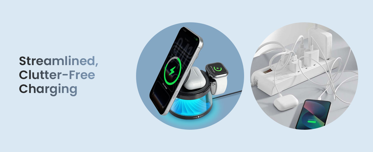 BO-WL25 Wireless Charging Station for Clutter-Free Charging