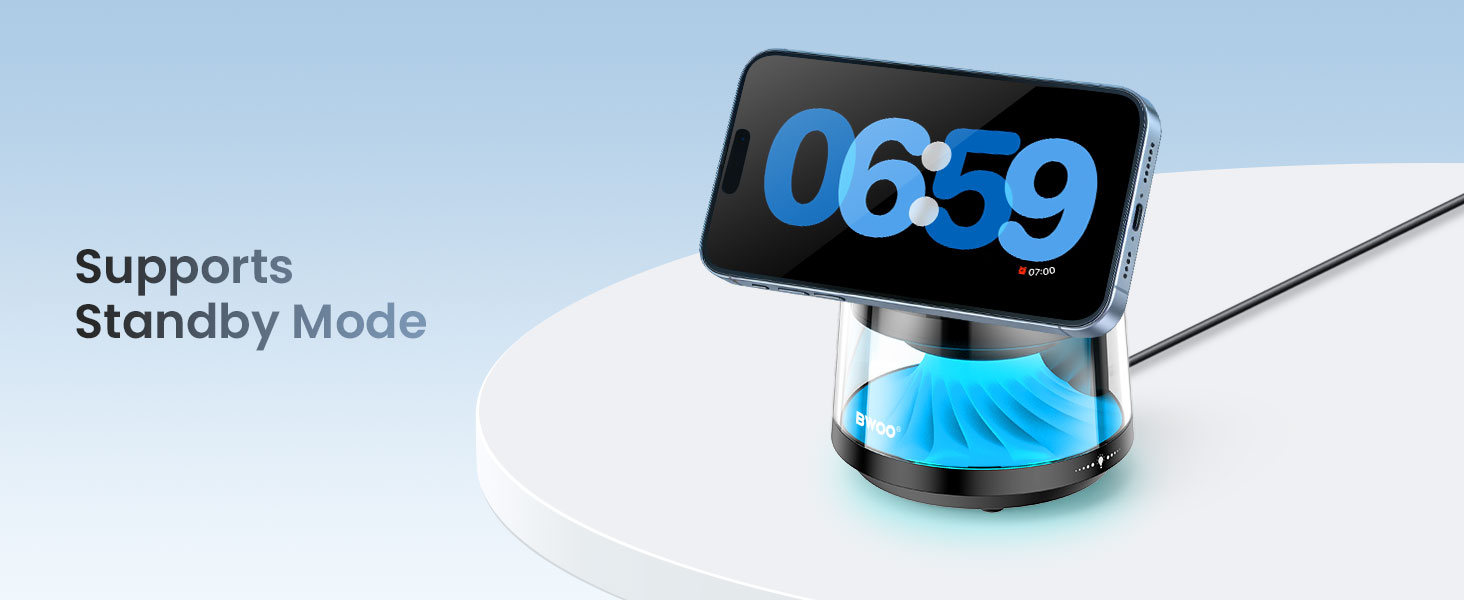 BO-WL25 Wireless Charging Station Supports Standby Mode