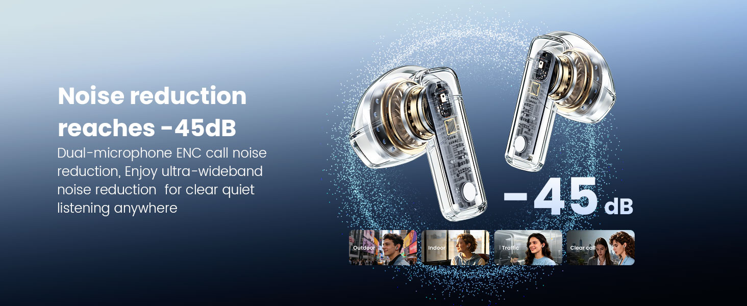 BO-BW41 ENC Wireless Earbuds with Noise Reduction