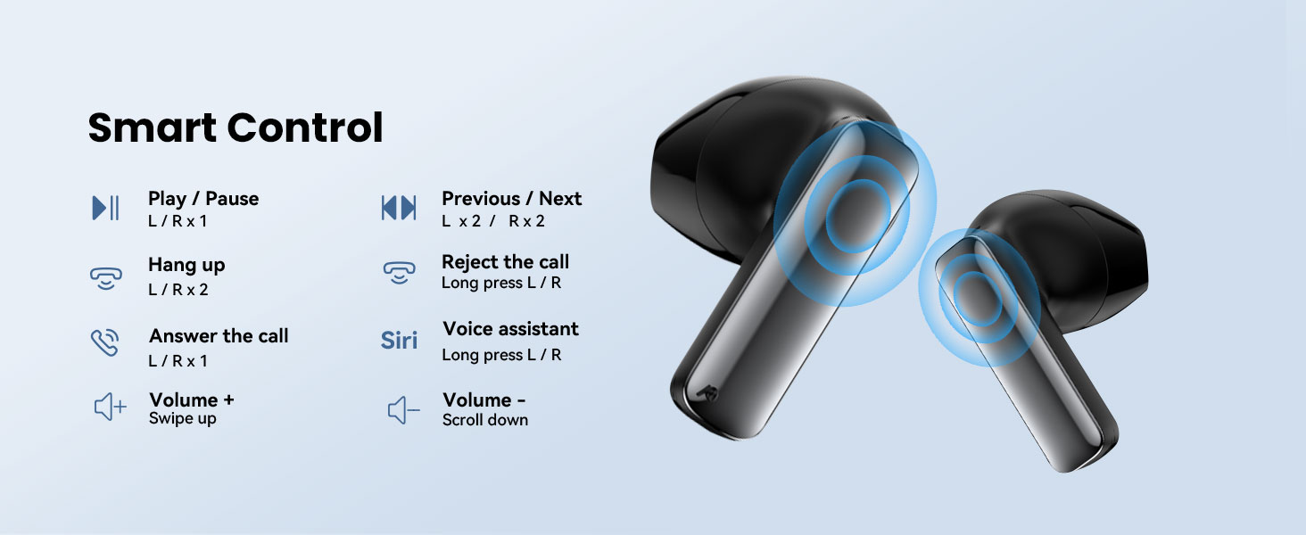 BO-BW41 ENC Wireless Earbuds with Smart Control
