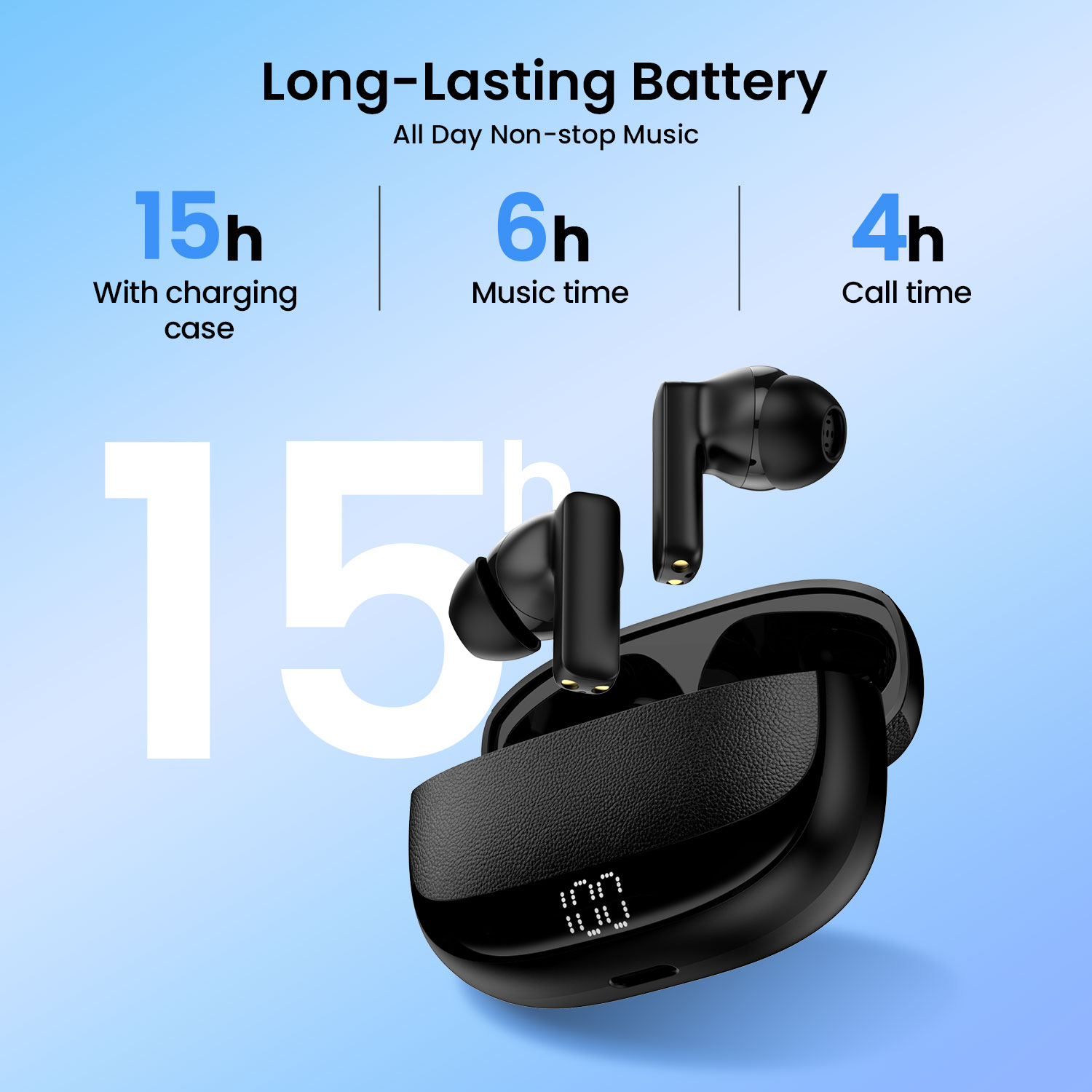 BO-BW40 ANC Wireless Earbuds with Long Lasting Battery