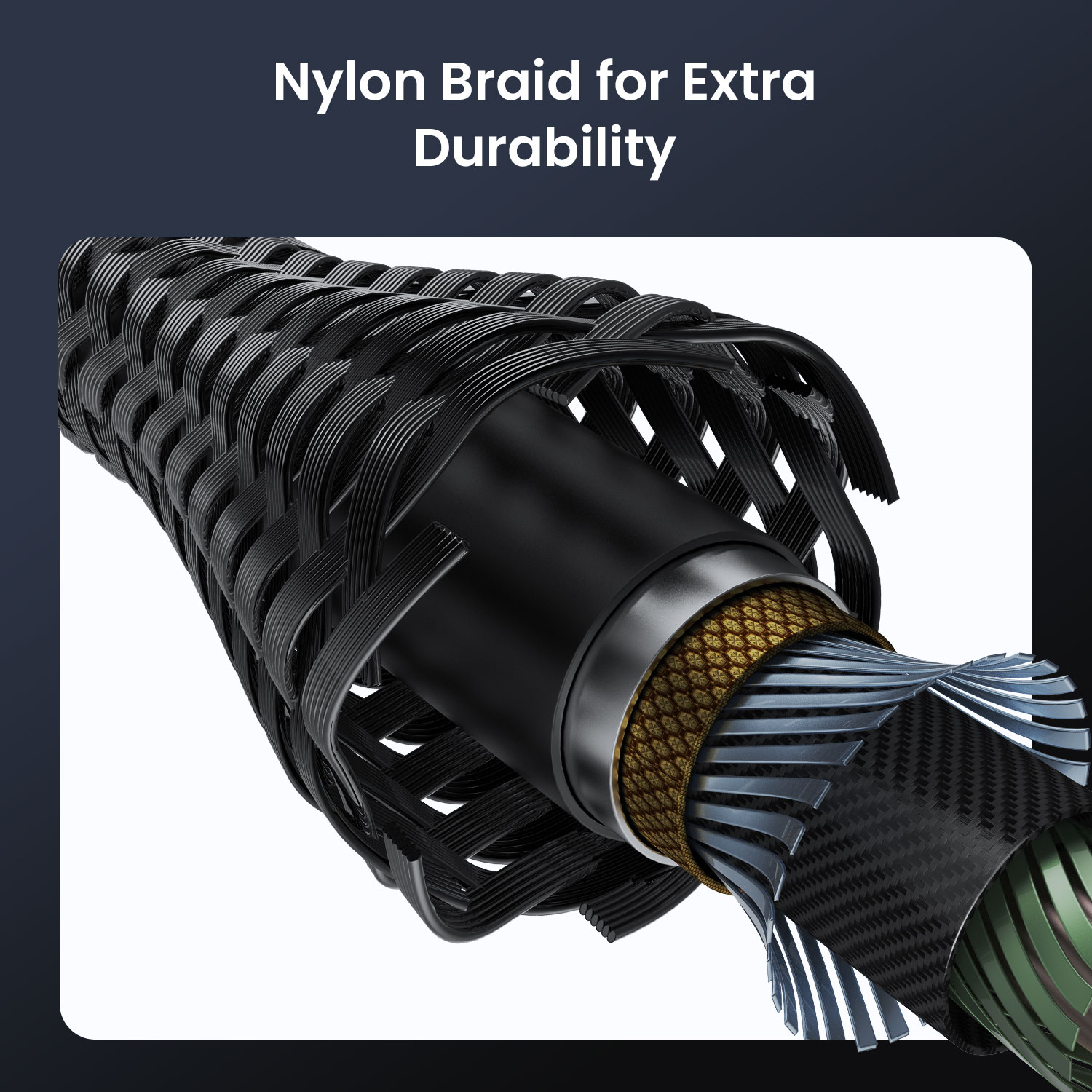 BO-X401CC USB-C Cable with Nylon Braid Perfomance