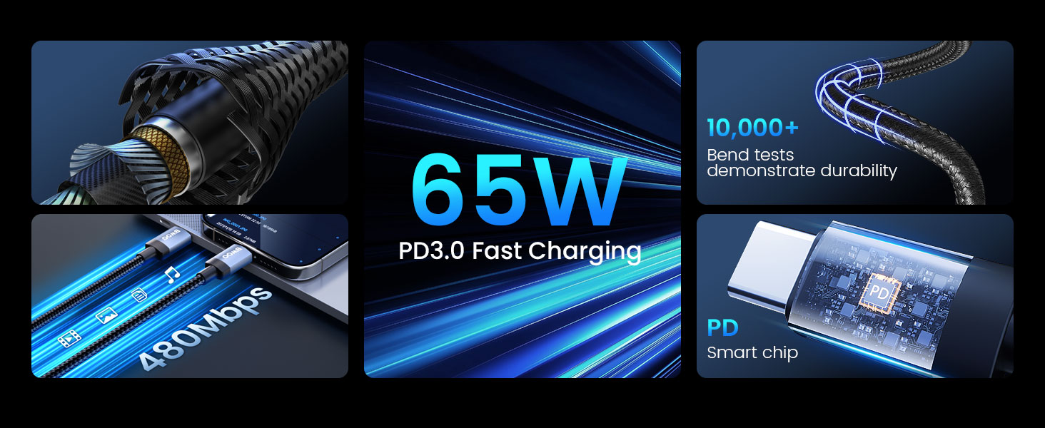 BO-X401CC USB-C Cable Features