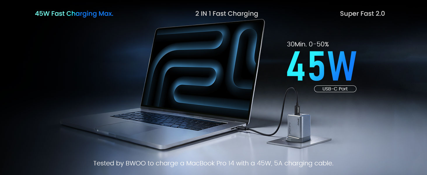 BO-CDA250 PD 45W Fast Charging Charger