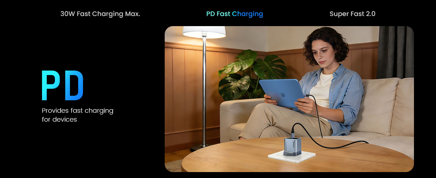 BO-CDA260 30W USB-C Charger with PD Protocol