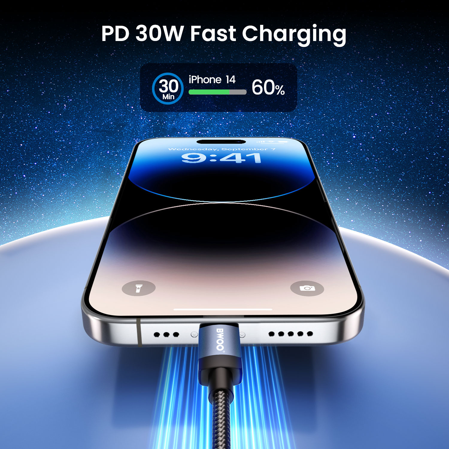 BO-X401CL PD Fast Charging Cable