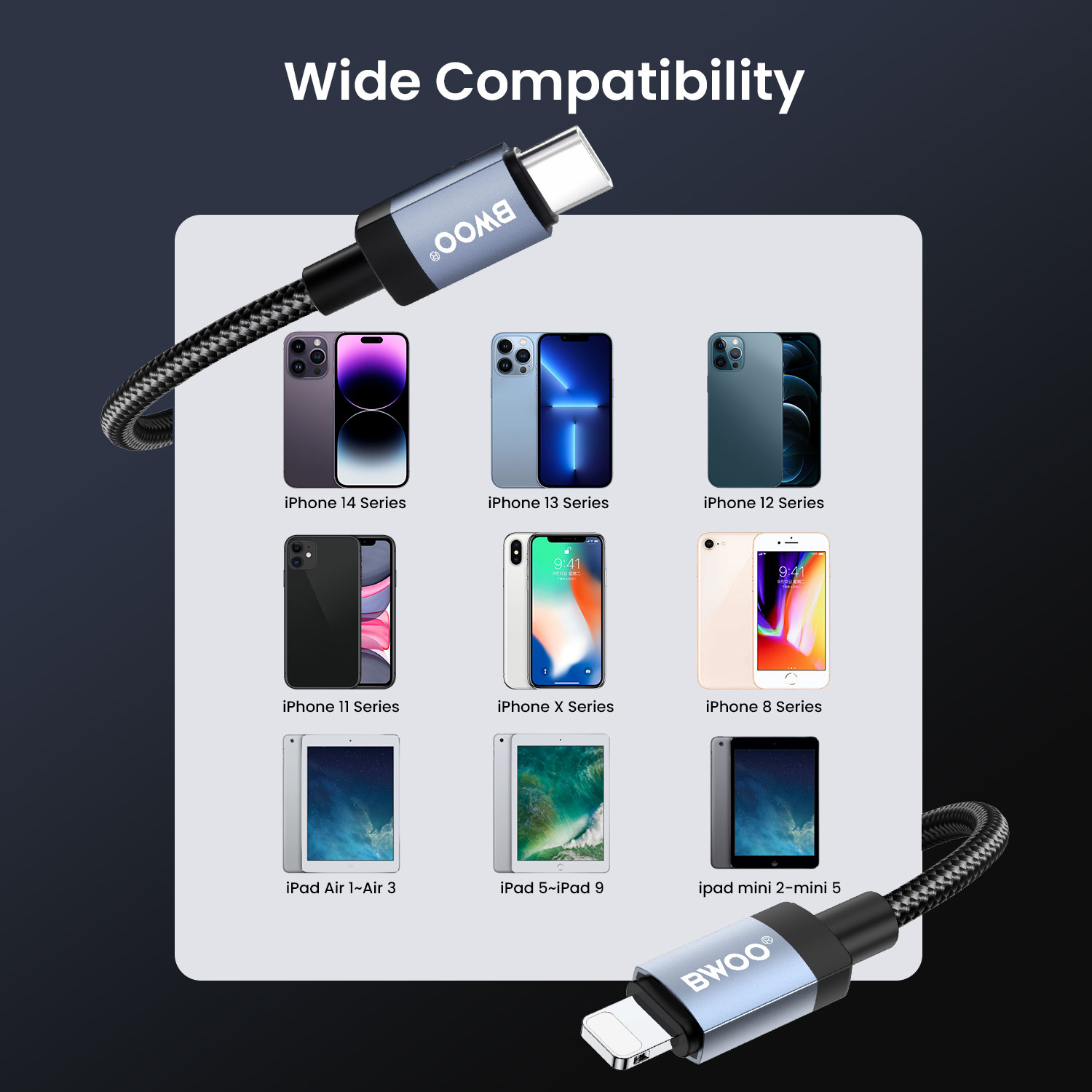 BO-X401CL 30W Data Cable with Wide Compatibility