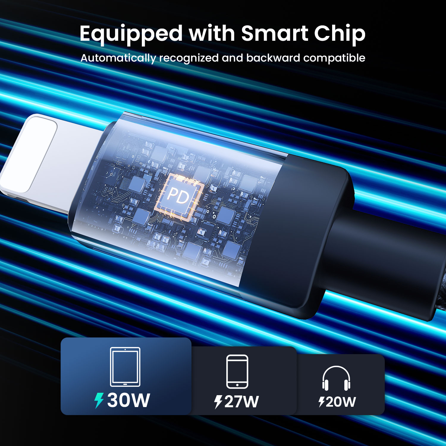 BO-X401CL Durable USB Cable with Nylon Braid