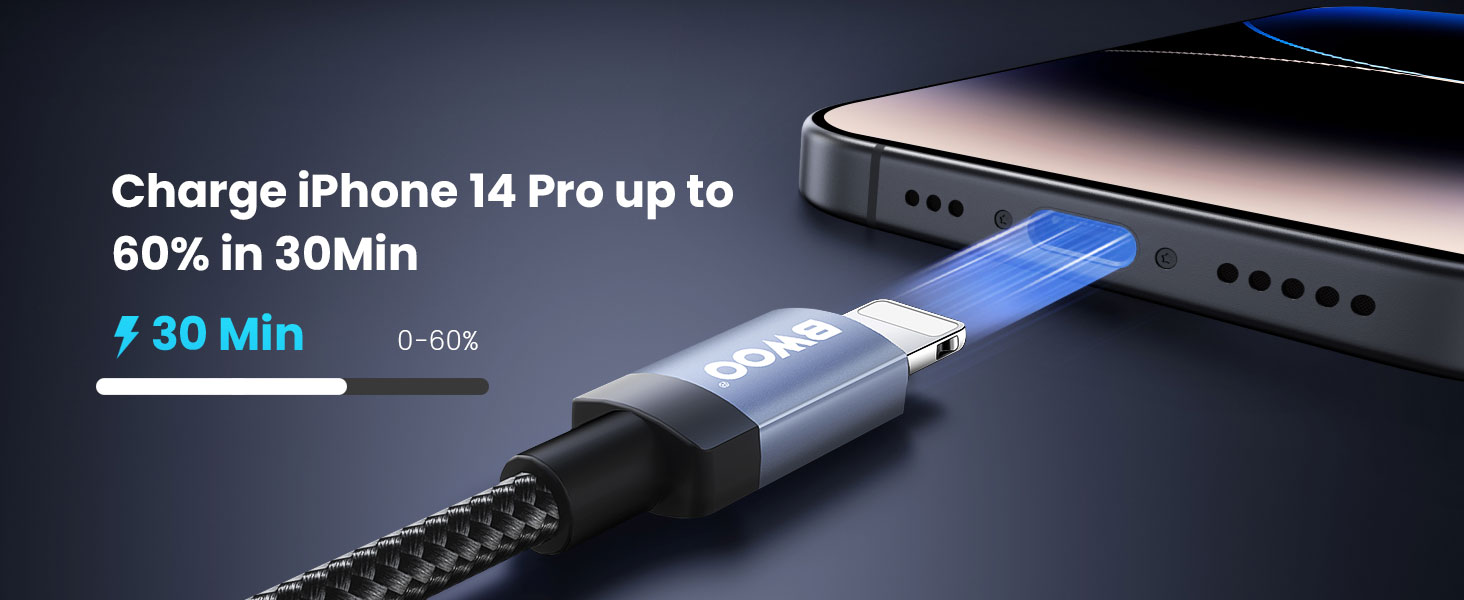 BO-X401CL 30W Fast Charging Cable for iPhone