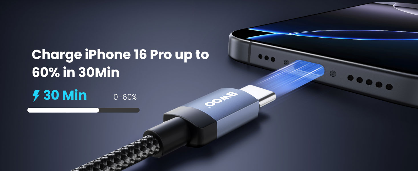 BO-X401C 15W USB C Cable for iPhone
