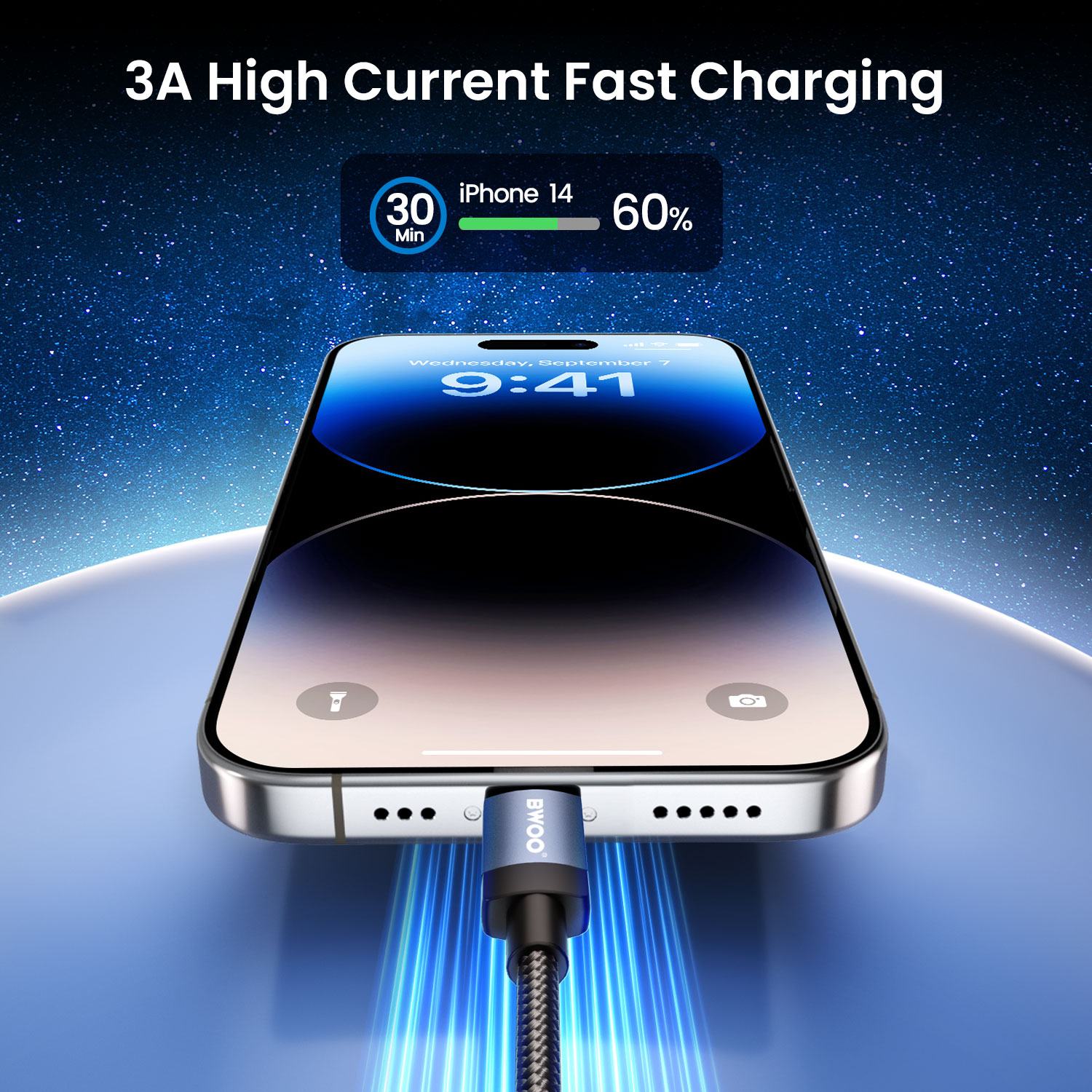 BO-X401L 3A Lightning Cable