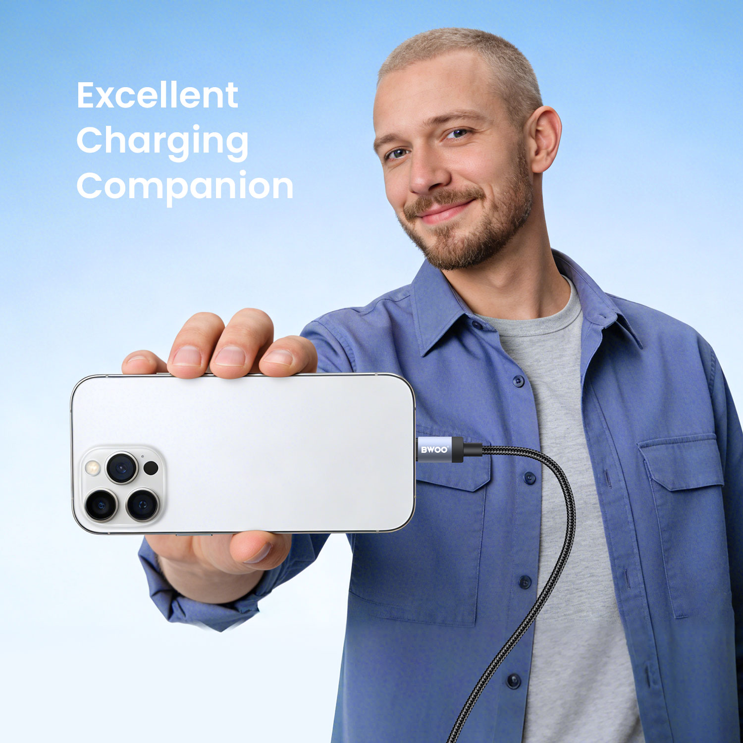 BO-X401L 15W Lightning Cable for Daily