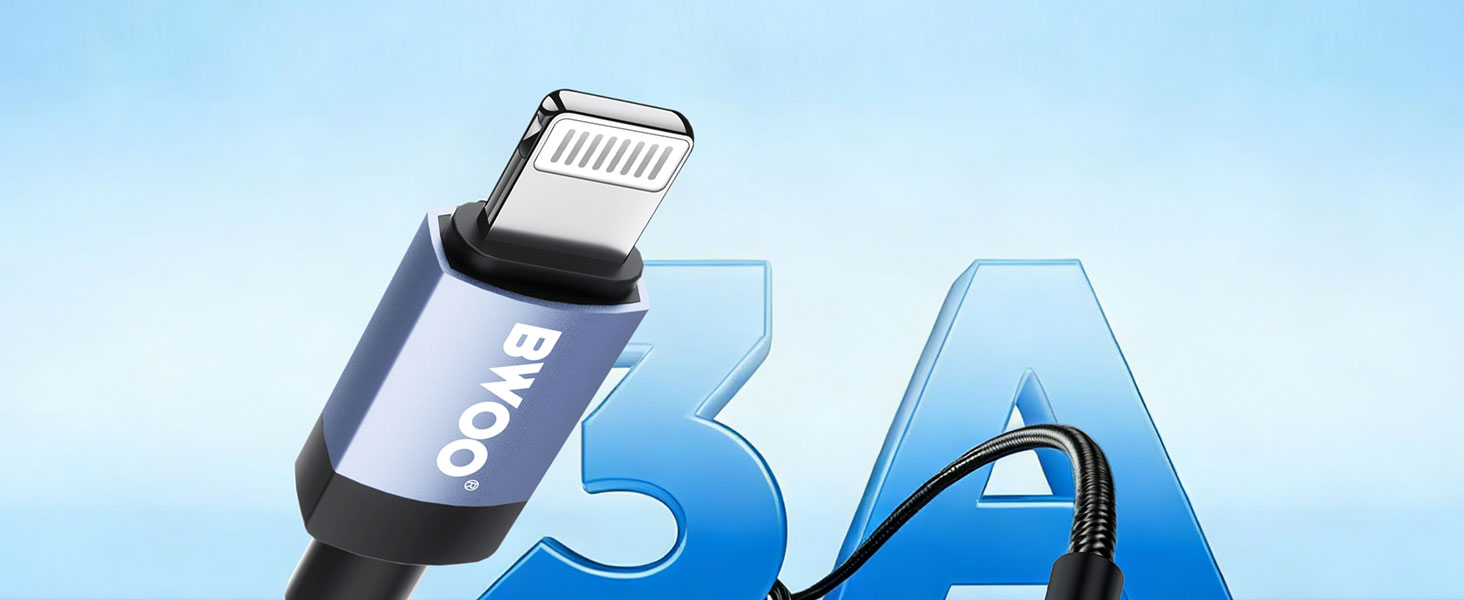 BO-X401L 3A USB-A to Lightning Cable