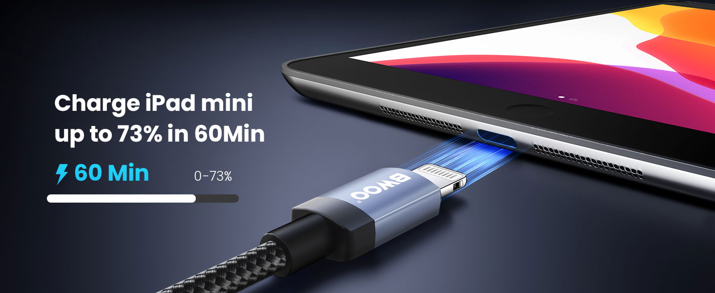 BO-X401L 15W Lightning Cable for iPad