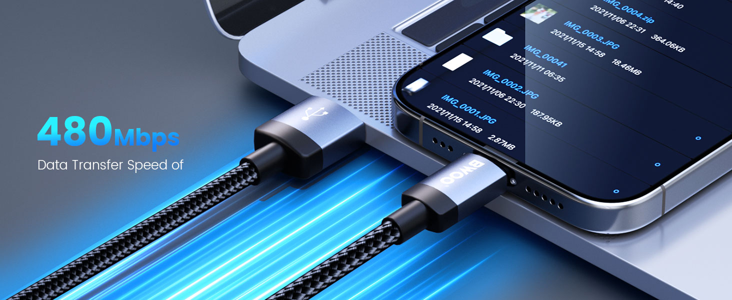 BO-X401L 480Mbps Transfer Data Cable