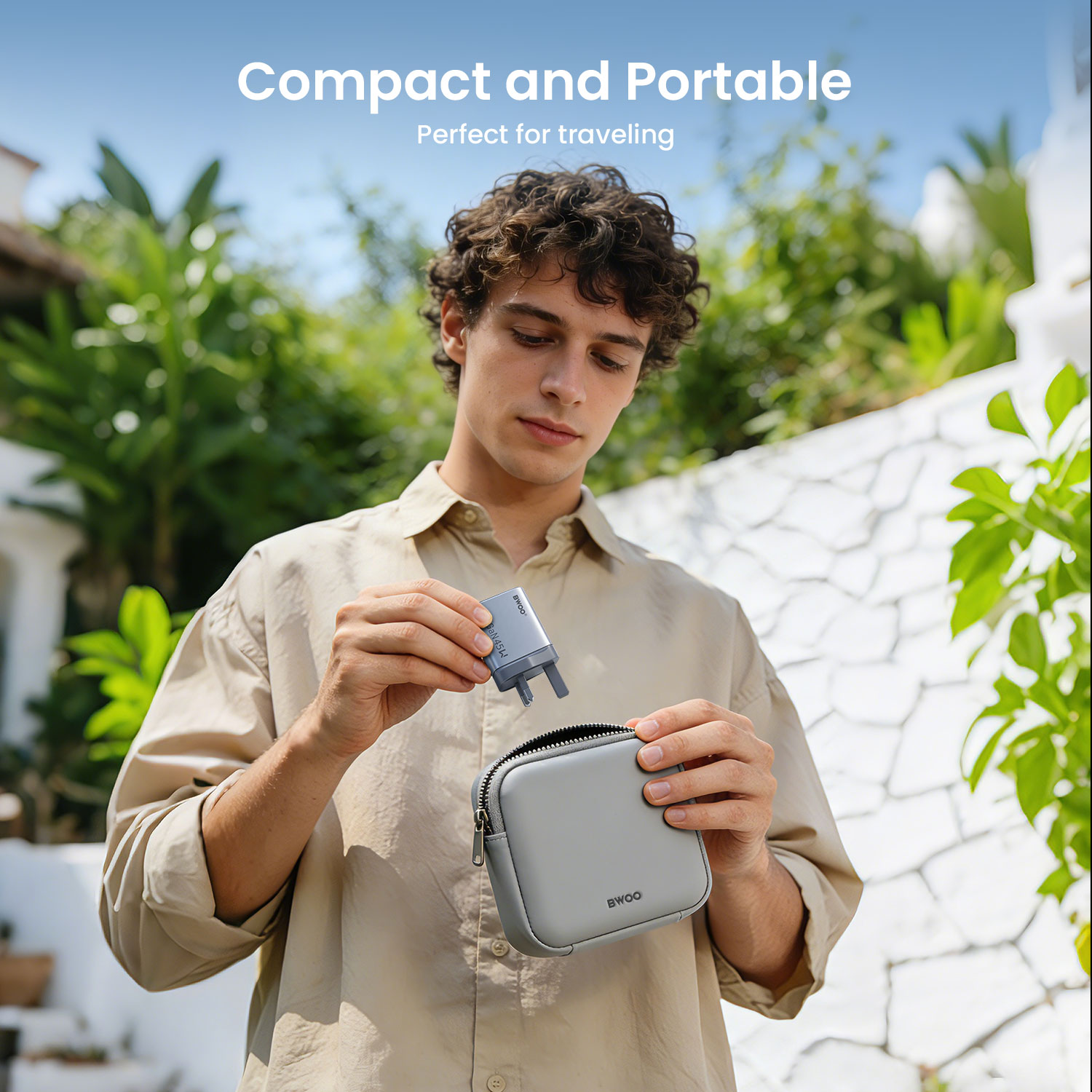 BO-CDA256 45W GaN Charger with Compact Design