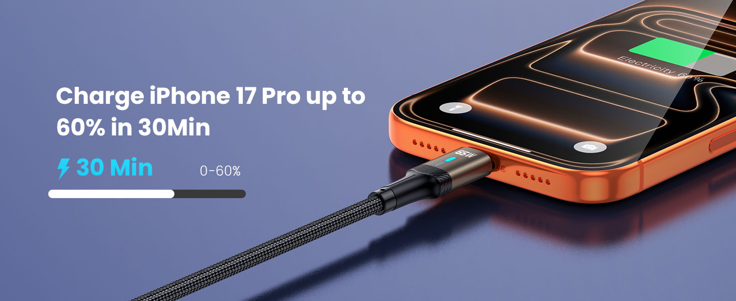 BO-X330CC 65W USB-C Cable for iPhone17