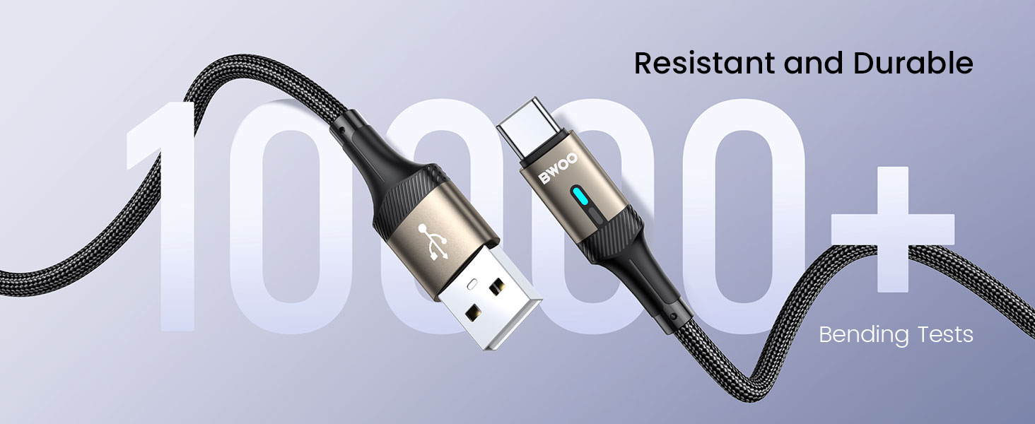 BO-X330C USB-A to USB-C Cable through Bending Tests