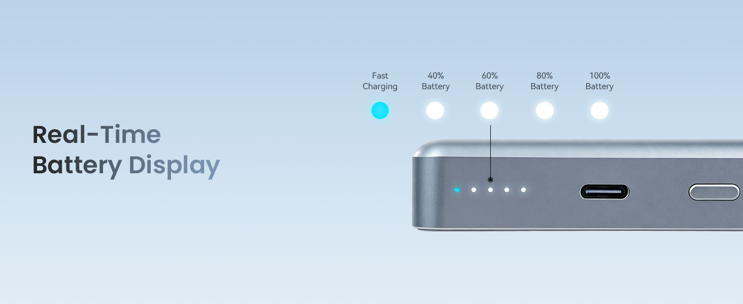 Real-time Power Monitoring on BWOO Magnetic Battery Pack