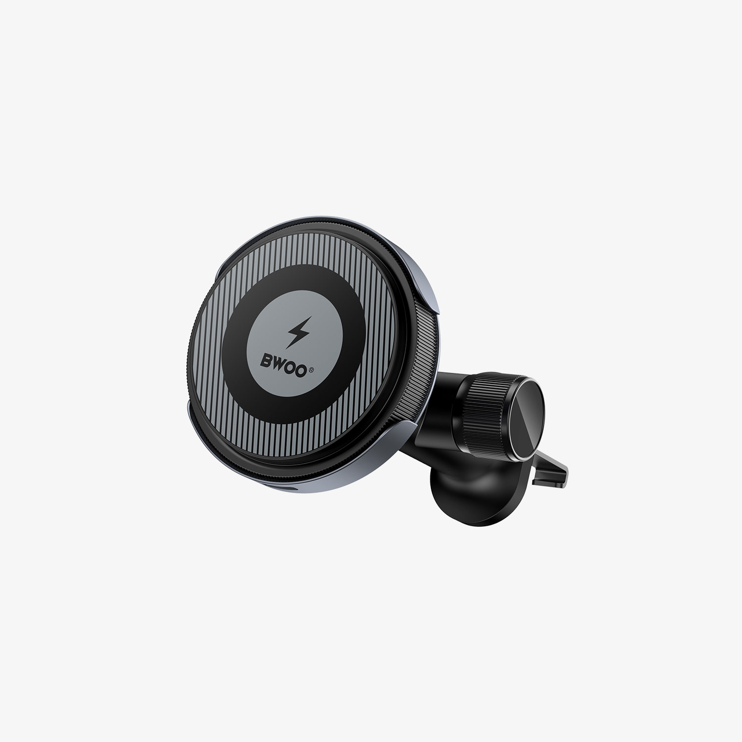 BWOO 15W Wireless Charging Magnetic Car Mount in Black