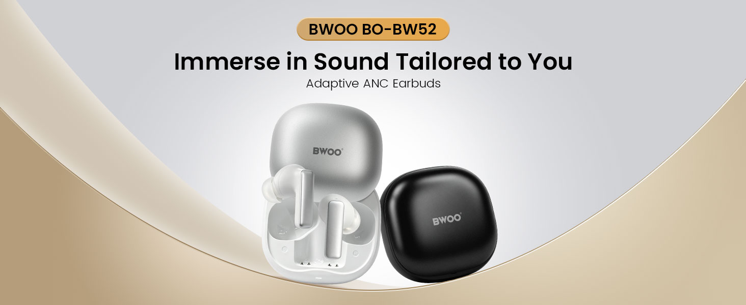 BWOO ANC true wireless stereo earphones